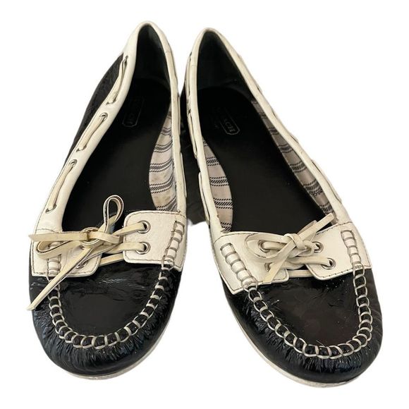 Coach patent leather flats women’s Shoes Size 9B - Picture 2 of 7